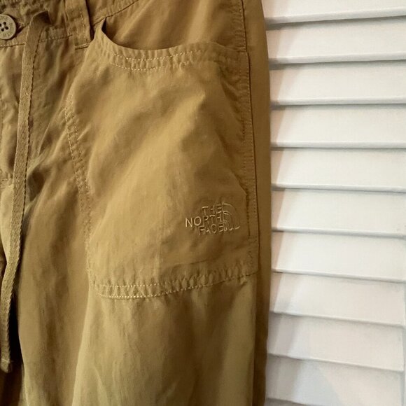 The North Face women's pants 8 nylon tan hiking gorpcore - Picture 5 of 13